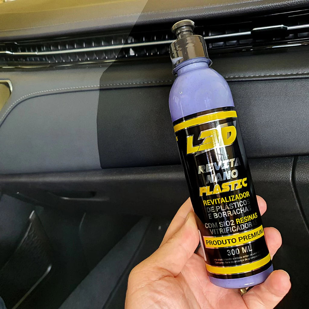 Kit Estética Automotiva Completo Nano Vonixx 300ml – Limpeza, Proteção e Brilho Profissional para Carros