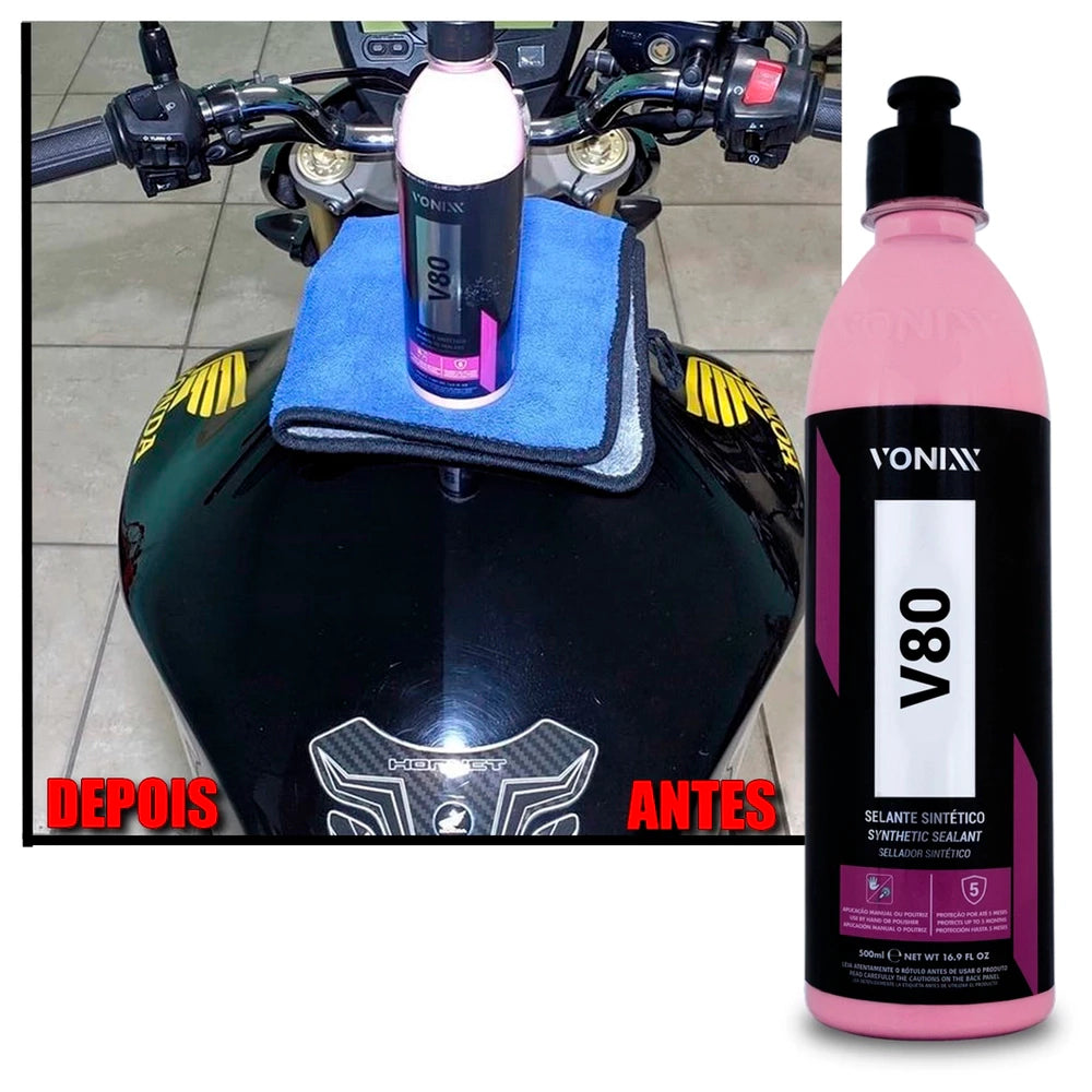 Kit Completo de Limpeza Automotiva Premium Vonixx 500ml