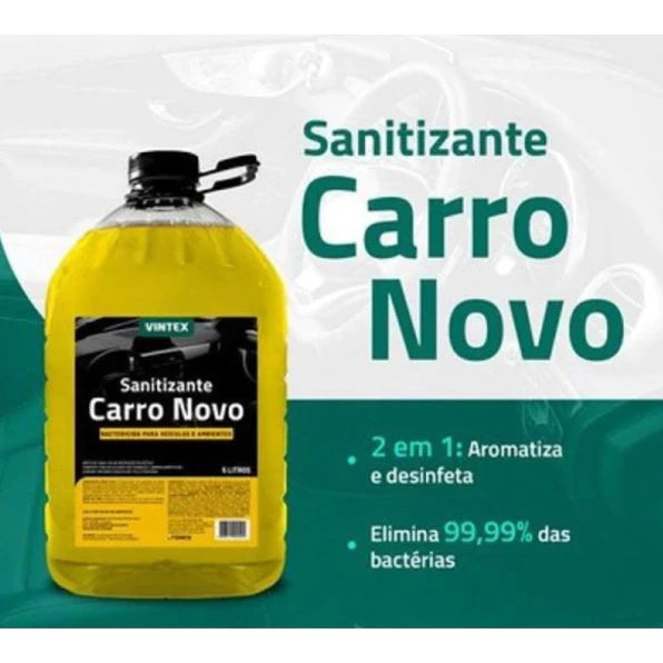 Aromatizante Vintex Carro Novo 5L - Experiência Premium