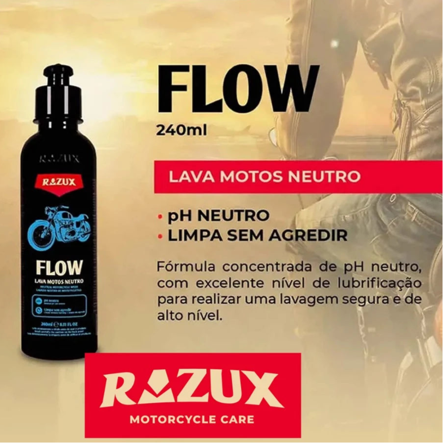 Kit Premium de Limpeza e Revitalização de Motos Razux
