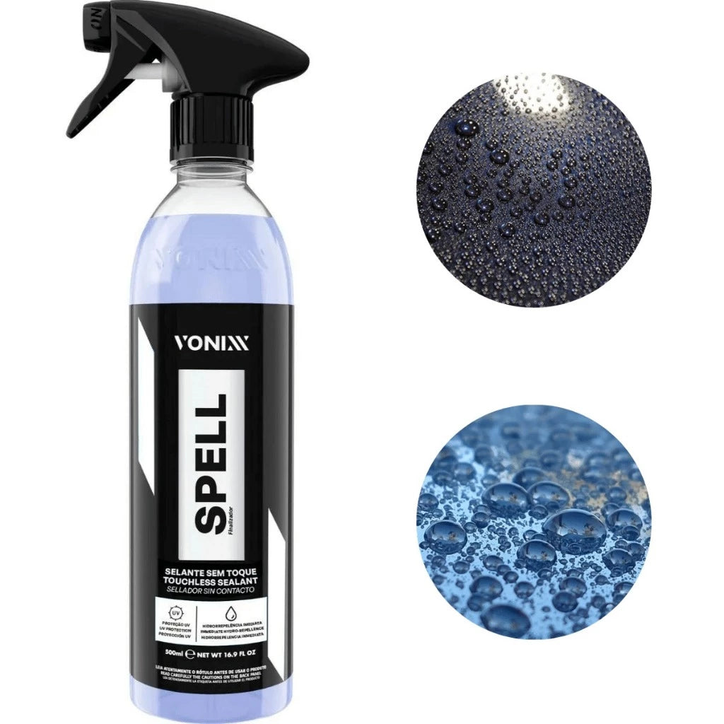 Spell Glass Coating: Brilho e Proteção UV Selante Automotivo Instantâneos 500ml
