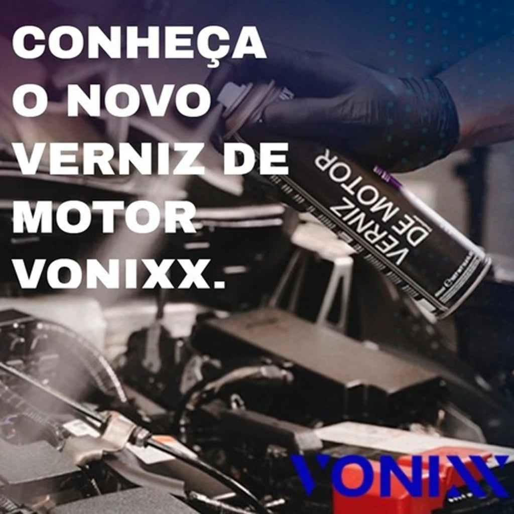 Verniz de Motor Spray 400ml Vonixx - Proteção e Brilho Impecáveis