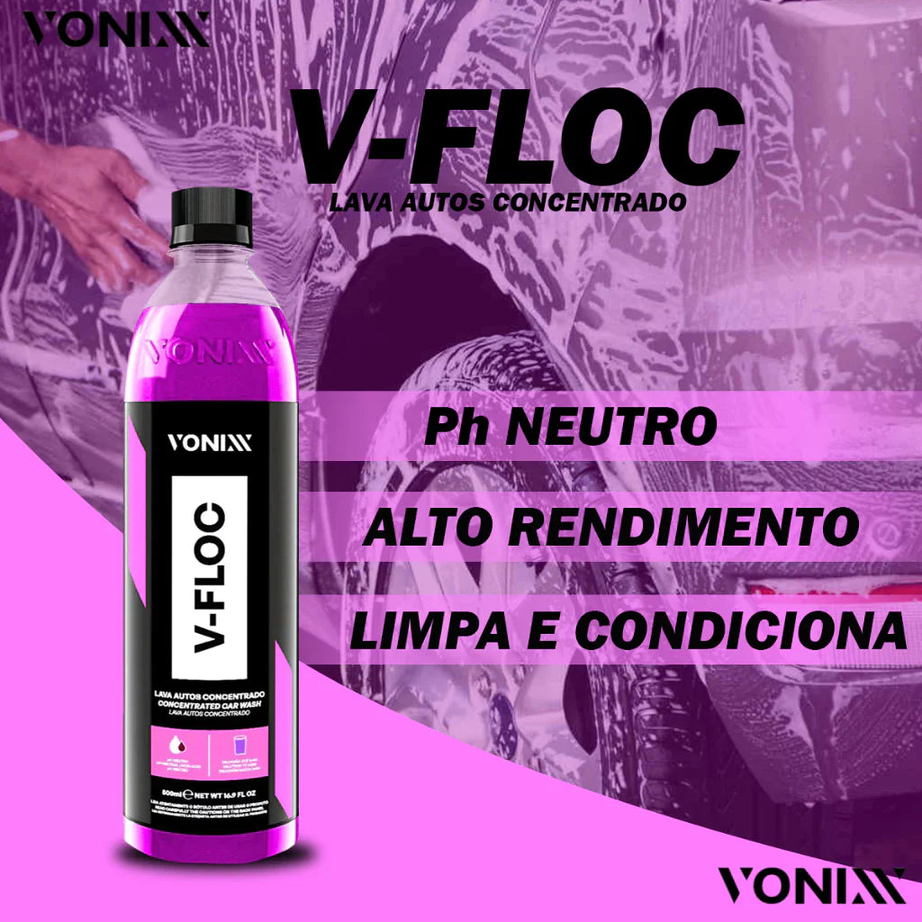 Kit Completo de Limpeza Automotiva Premium Vonixx