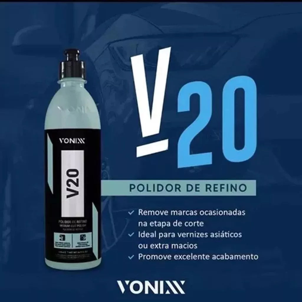 Kit Polidores Vonixx V10 V20 V30 - Performance Profissional