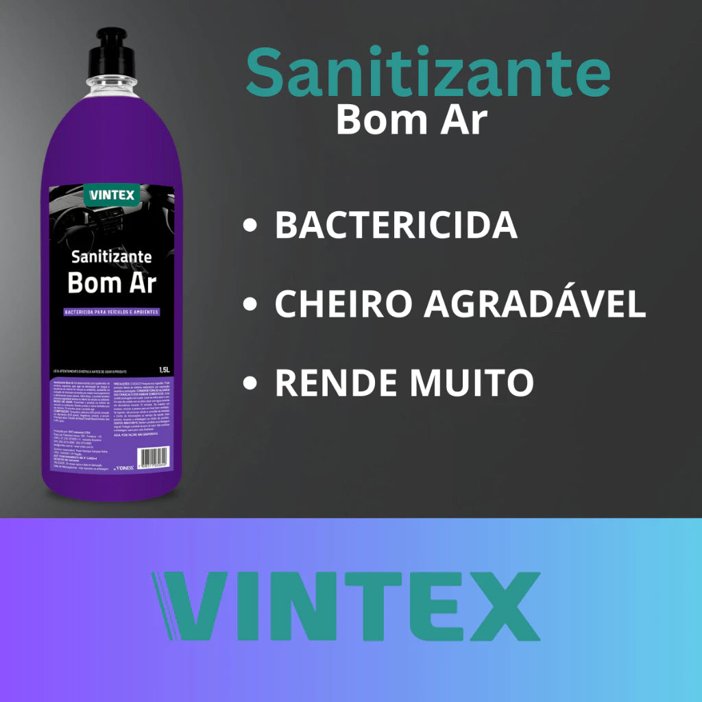 Kit 4 Odorizadores Aromatizantes Vintex - Frescor e Higiene
