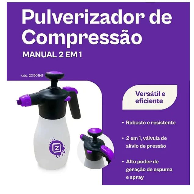 Pulverizador Espuma Snow Foam Manual Zacs - Alta Eficiência