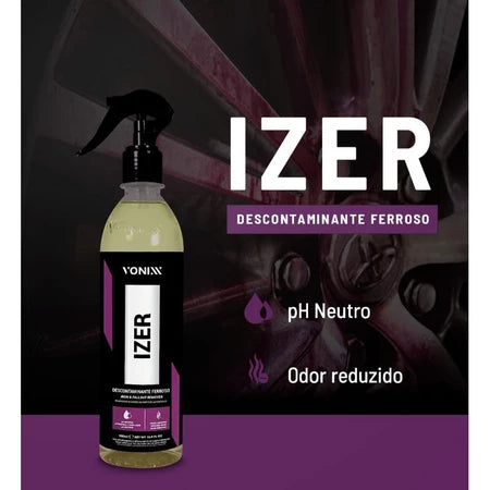 Descontaminante Ferroso Izer 500ml - Limpeza Avançada Vonixx