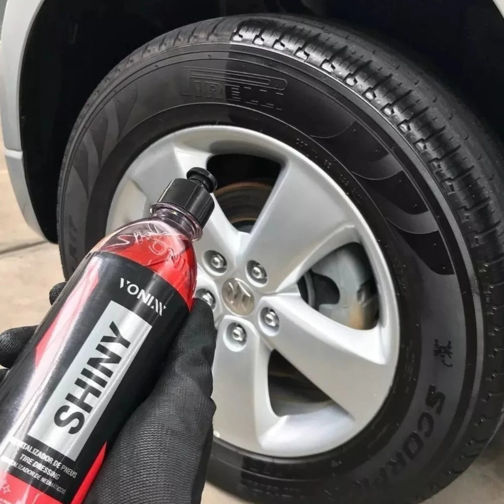 Pneu Pretinho Shiny Vonixx Brilho Molhado 500ml