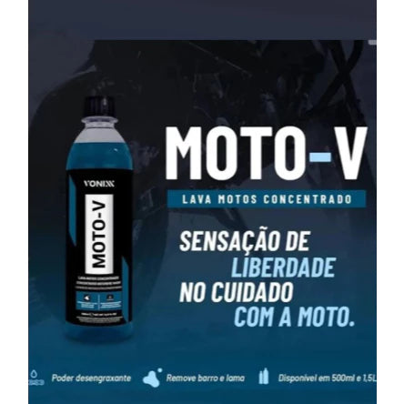 Moto-V Desengraxante Premium 1,5L - Limpeza Eficiente para Motos