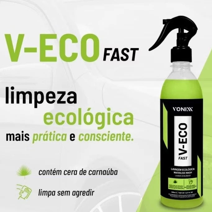 Kit Premium Vonixx Limpeza e Proteção a Seco - Brilho e Sustentabilidade