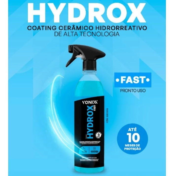 Fast Coating Cerâmico Hidroreativo Hidrox Vonixx 500ml