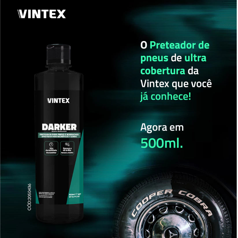 Darker 500ml Revitalizador de Pneus e Borrachas Vintex
