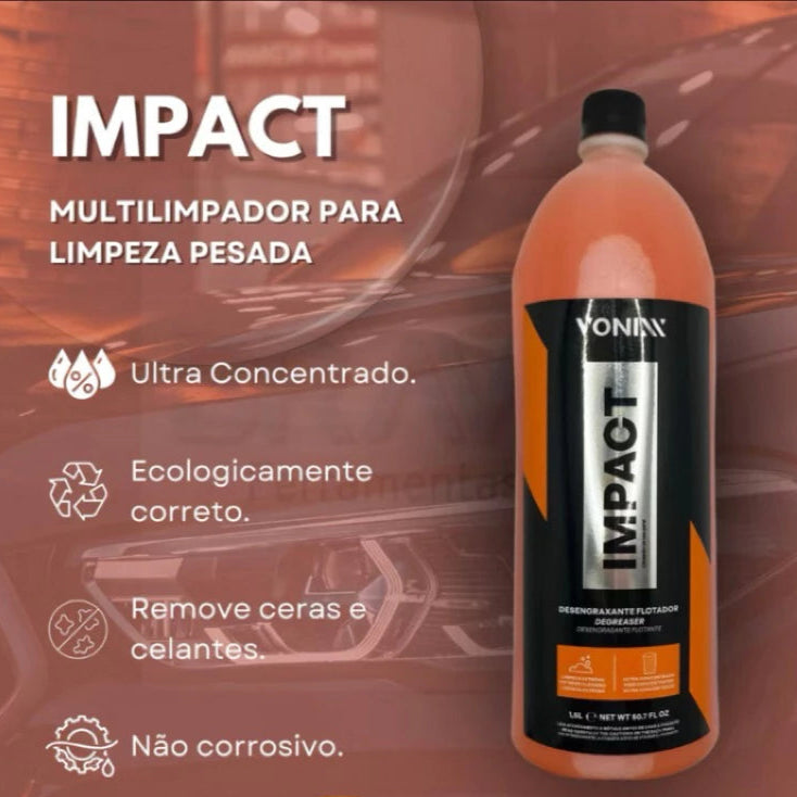 Impact Limpador Desengraxante 1,5L - Eficiência e Versatilidade
