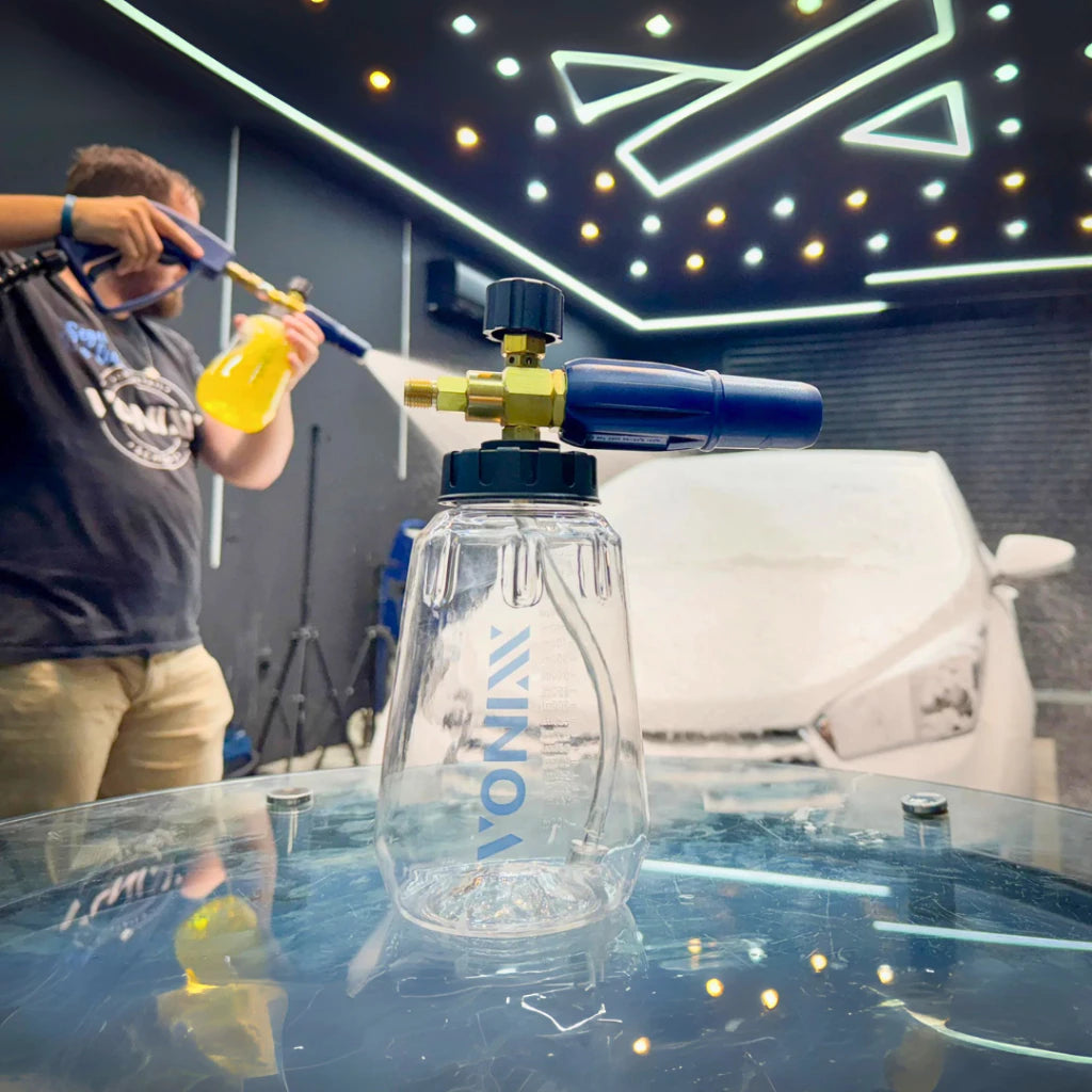 Canhão de Espuma Snow Foam Fast 1L Adaptador 1/4 Vonixx – Limpeza Automotiva