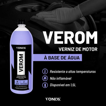 Verniz de Motor Vonixx Verom 1,5L - Proteção e Brilho Superior