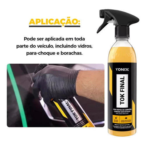 Cera Líquida Spray Carnaúba Tok Final Vonixx 500ml