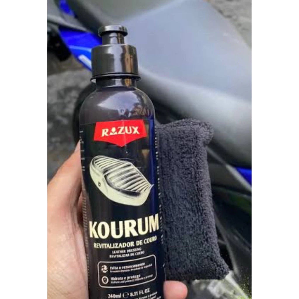 Kit Premium Limpeza e Hidratação de Couro Razux 240 ml