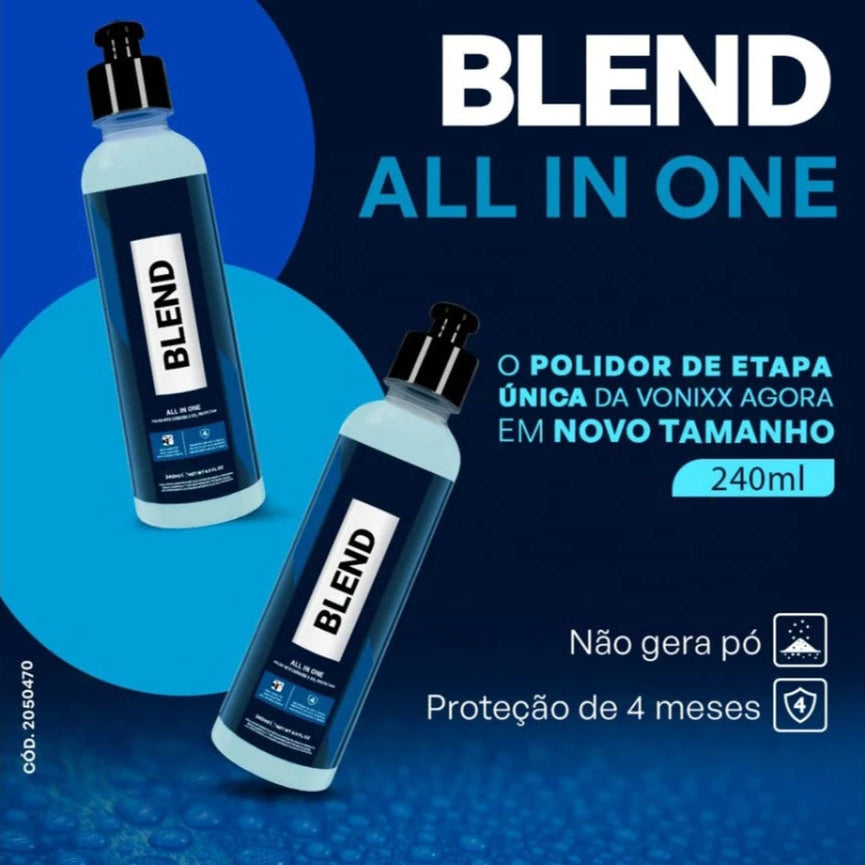 Blend All in One 240ml - Polidor de Pintura e Faróis Vonixx