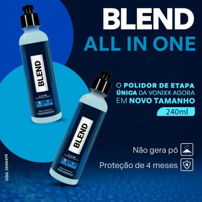 Blend All in One 240ml - Polidor de Pintura e Faróis Vonixx