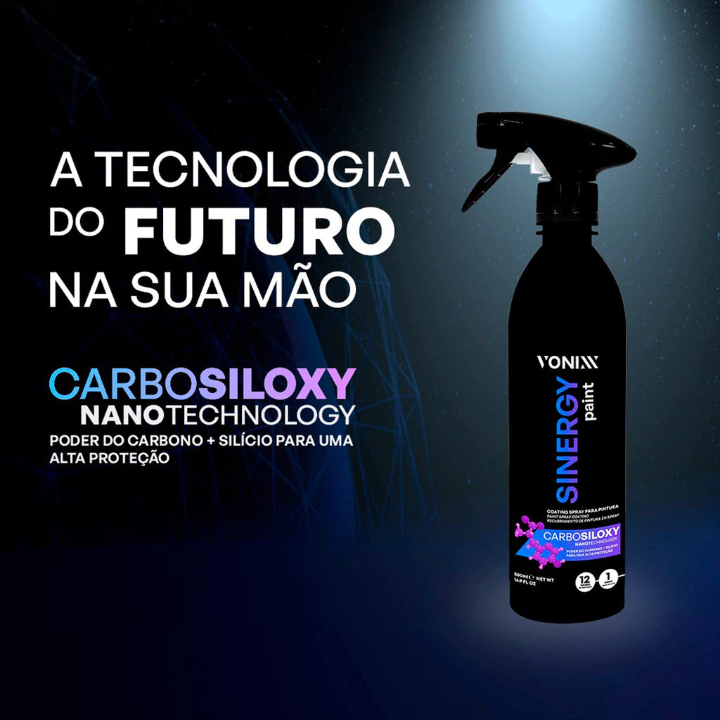 Kit Sinergy Vonixx: Proteção e Brilho para Pintura, Rodas e Plásticos