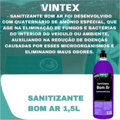 Aromatizante Sanitizante Premium Vintex Vonixx 1,5L