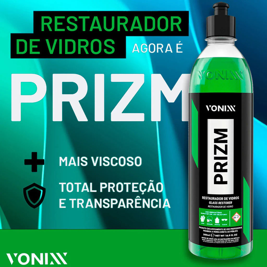 Prizm Removedor de Chuva Ácida para Vidros 500ml - Eficácia e Transparência